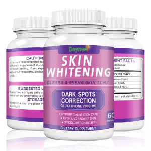 Skin Whitening Capsules with Glutathione
