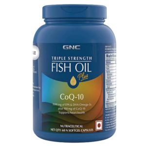 GNC Triple Strength Fish Oil Plus CoQ10